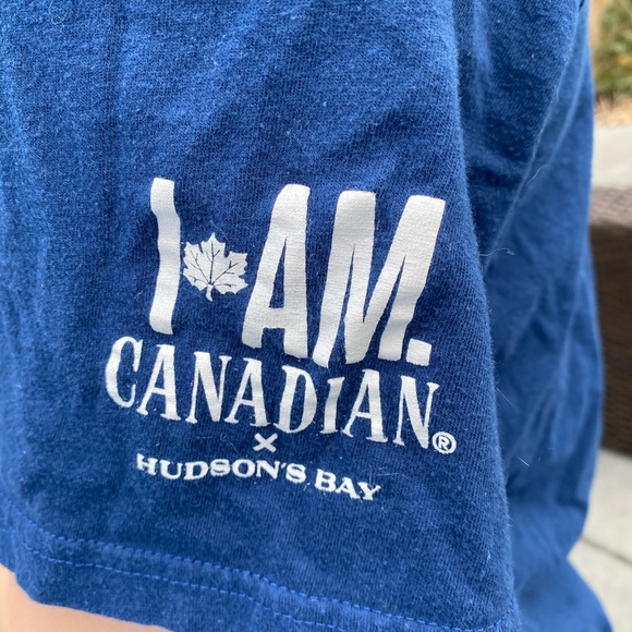 Oversized Blue Team Canada T-shirt - Picture 4 of 4